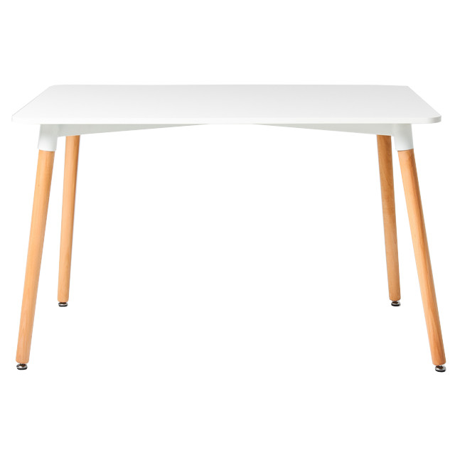 стол нераздвижной 1200x800x750 мм белый ЛДСП/дерево