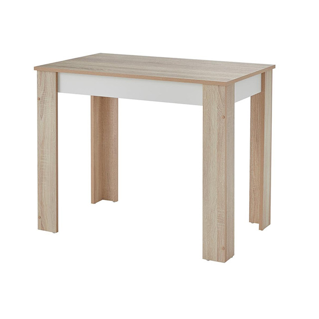 стол обеденный Бруно 900х750х550мм дуб сонома/белый ЛДСП