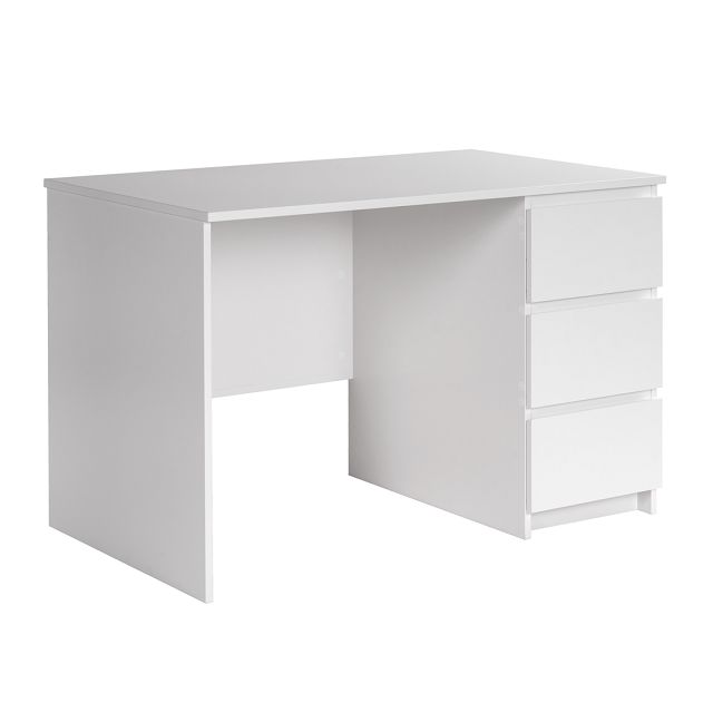 стол письменный КАСТОР 3 ящика 1160х650х750мм ЛДСП белый