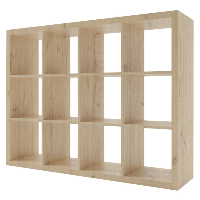 стеллаж PIANO 4x3 1444x1098x280мм дуб бунратти тамбурат