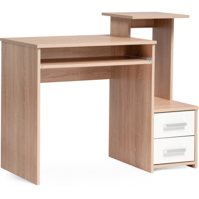 Компьютерный стол Джаз-24 правый, ЛДСП, дуб сонома 99,6x49,4x86,4 см