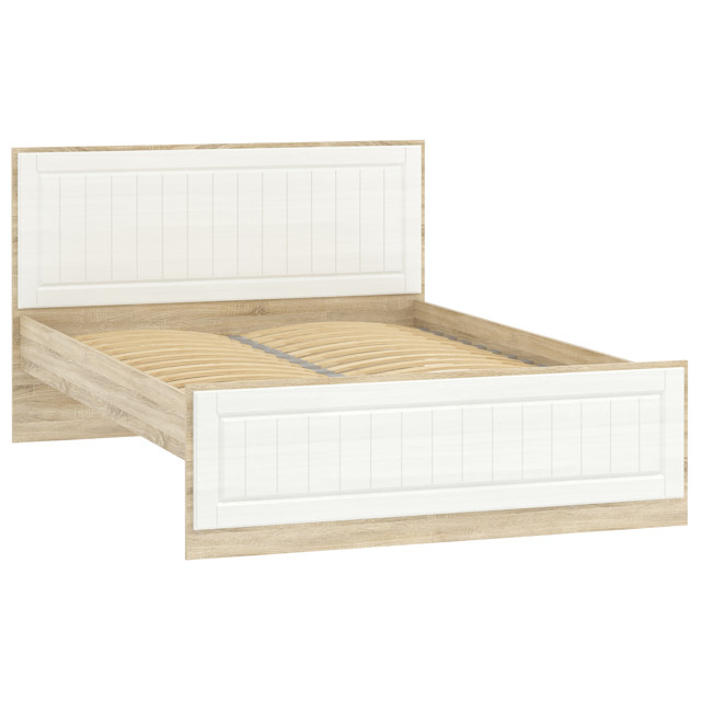 кровать ОЛИВИЯ 1490х2058х994мм белое дерево/дуб сонома